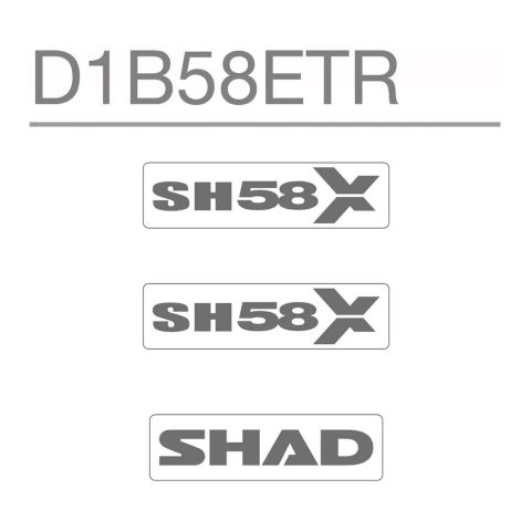 Set Adesivi Shad Per Sh58x