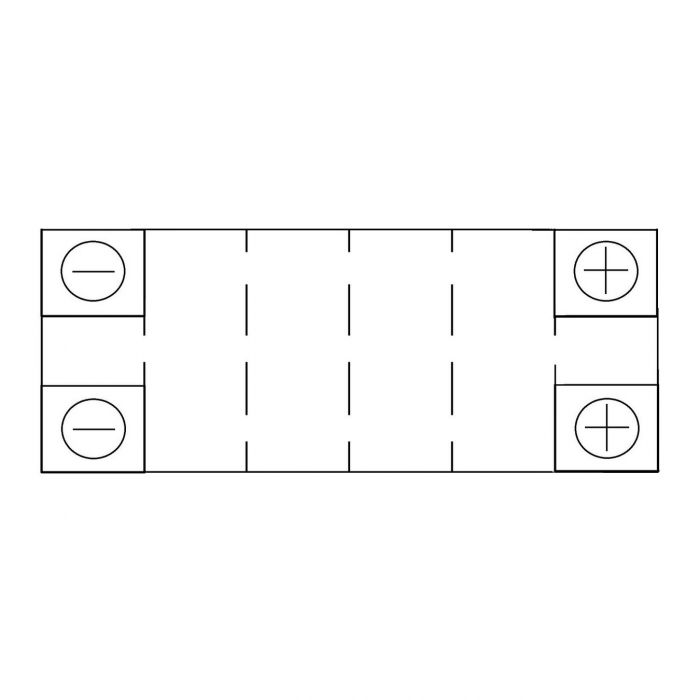 Batteria Potenziata Agm Motobatt 14,5 Ah Mb10u