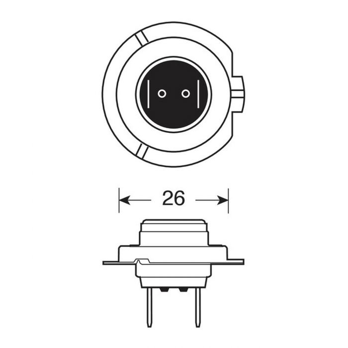 Lampadine Alogena Lampa 12v Xenon Top +120% Luce - H7 - 55w - 2 Pz