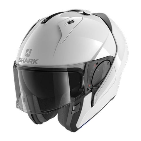 Casque modulaire Shark Evo Es Blank White Azur