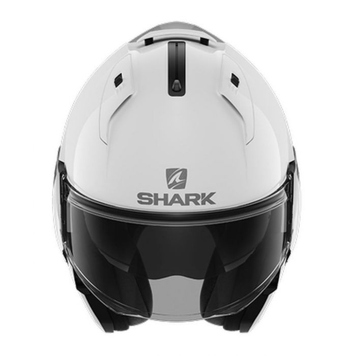 Casco Modulare Shark Evo Es Blank White Azur