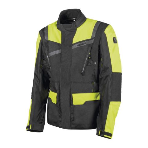 Stelvio Hevik Jacke mit schwarzem/fluogelbem Protektor