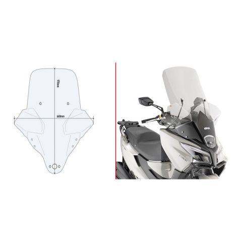 Parabrezza Givi Per Kymco X-town125-300