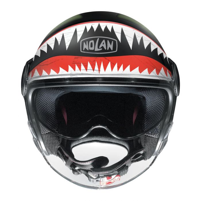 Casco Jet Nolan N21 Visor Skydweller Green Black Matt