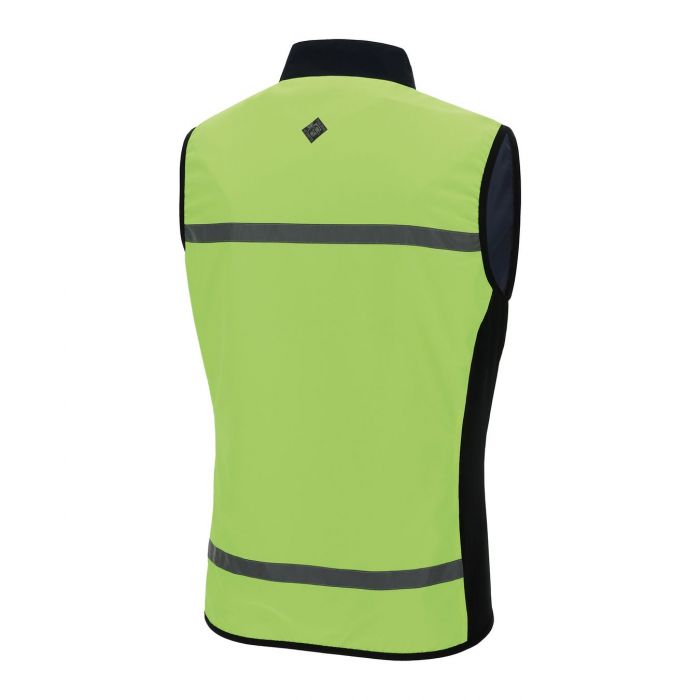 Nano Switch Gilet Antivento Tucano Urbano Blu Scuro-giallo Fluo