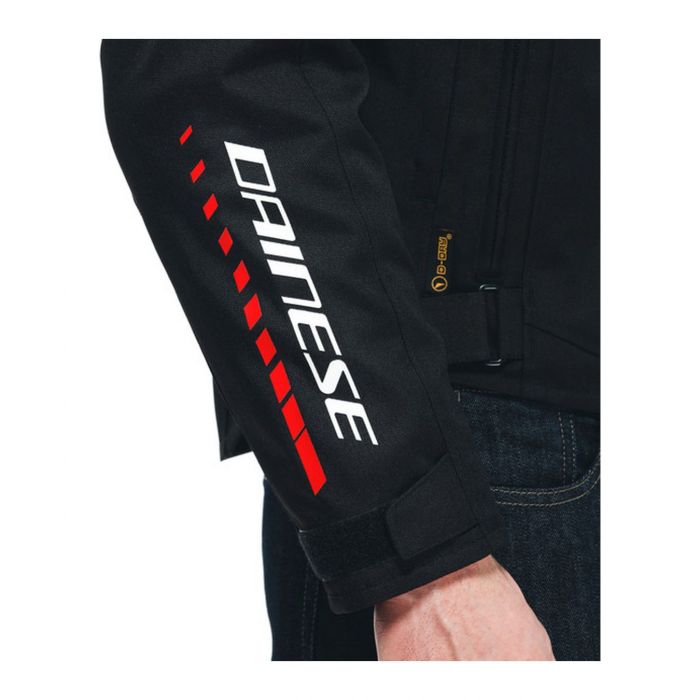 Giacca 3 Stagioni Dainese Veloce D-dry Black/white/lava-red