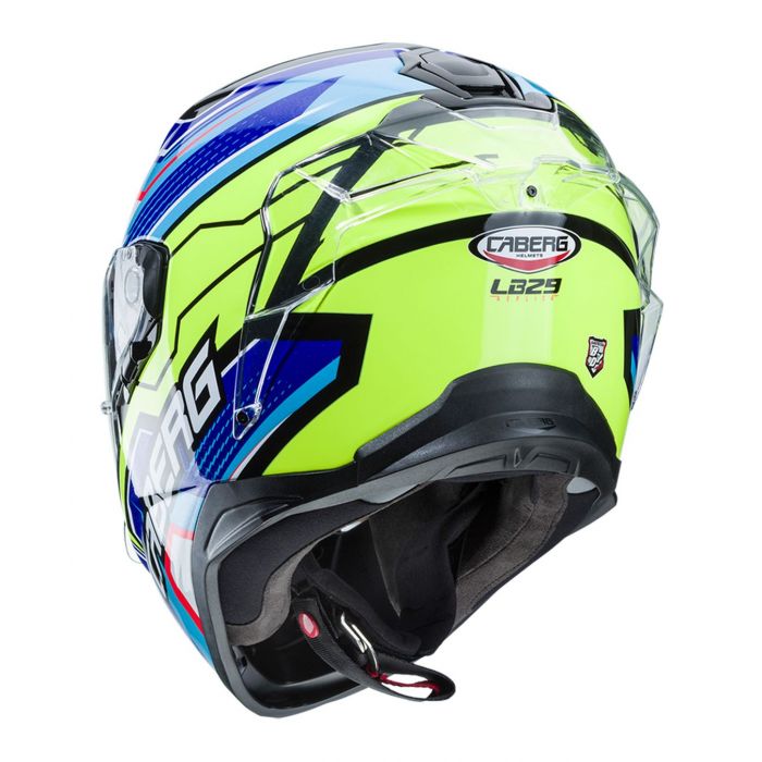 Casco Integrale Caberg Drift Evo Lb29 Black/yellow Fluo/bl