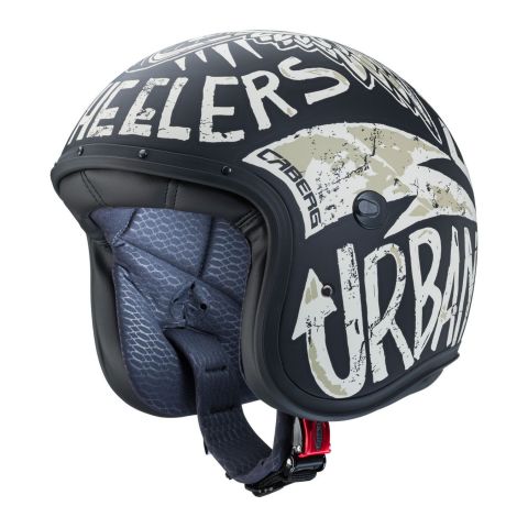 Casco Jet Caberg Freeride Nuke Matt Black/grey