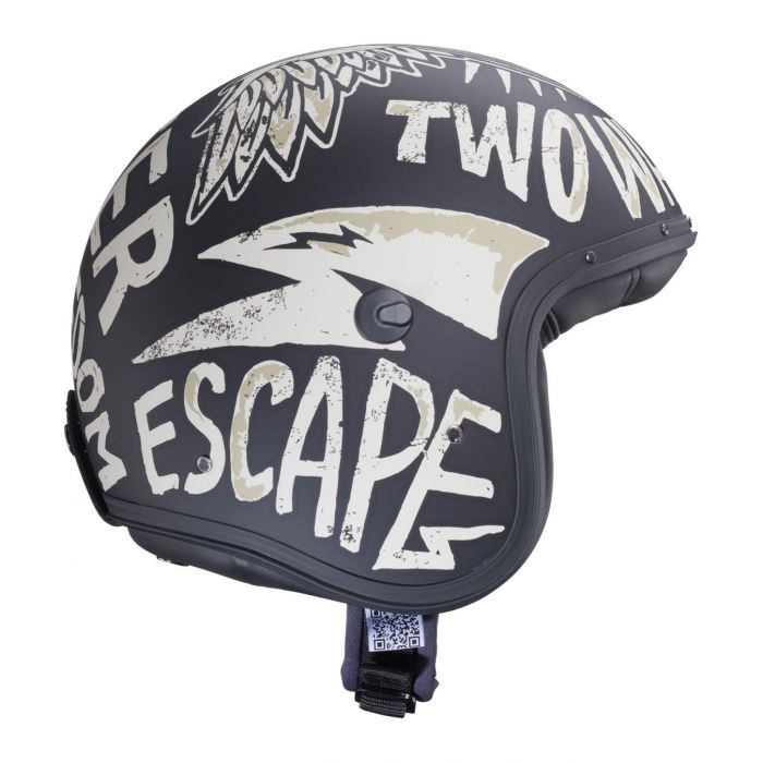 Casco Jet Caberg Freeride Nuke Matt Black/grey