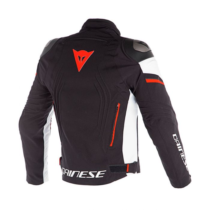 Giacca D-dry Dainese Racing 3 Black/white/fluo-red