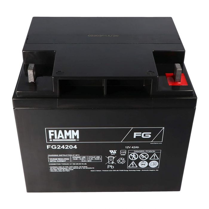 Batteria Al Piombo Fiamm Fg24204 12v 42 Ah Ricaricabile