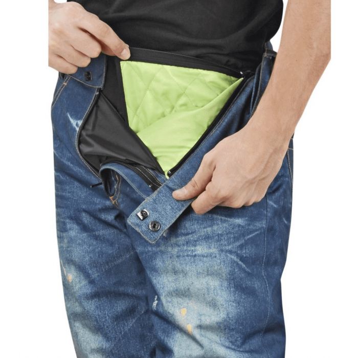 Sovrapantalone Termiico E Impermeabile Oj Freestyle Con Protezioni Blue