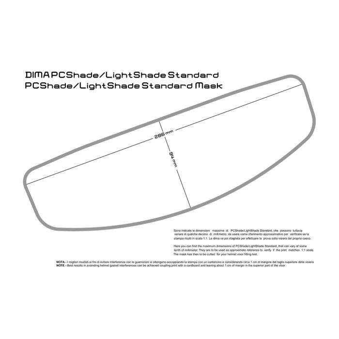 Raleri Pellicola Fotocromatica Per Visiere Caschi Jet/tourer
