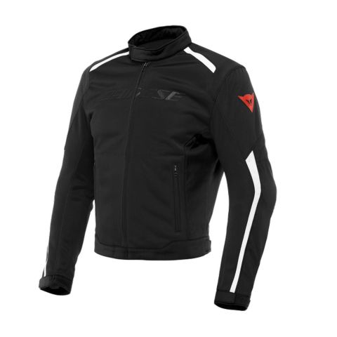 Motorradjacke mit D-Dry Dainese Hydraflux 2 Schwarz/Weiß