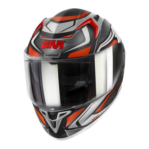 Casco Integrale Givi 50.9 Atomic Nero/argento/rosso