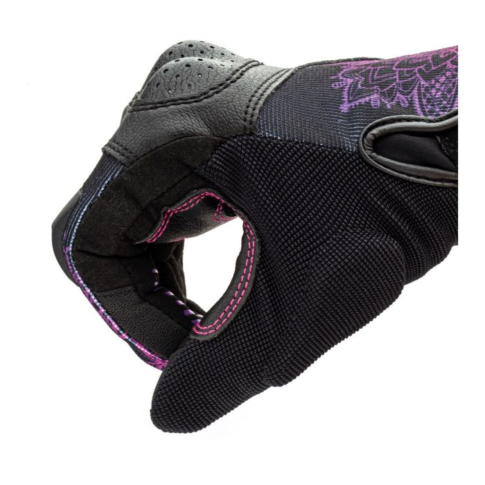 Guanti Tucano Urbano Lady Stacca Nero–viola Graphic