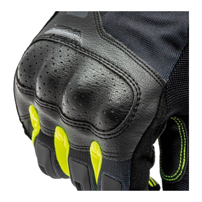 Guanti Estivi Tucano Urbano Stacca Nero-giallo Fluo