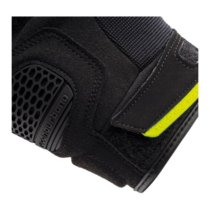 Guanti Estivi Tucano Urbano Stacca Nero-giallo Fluo