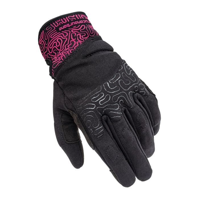 Guanto Tucanourbano 9961hw Mod. Lady Miky Nero-fucsia Graphic