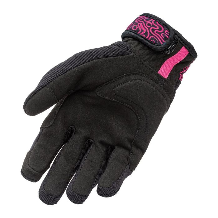 Guanto Tucanourbano 9961hw Mod. Lady Miky Nero-fucsia Graphic