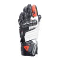 Guanti In Pelle Carbon 4 Lady Lunghi Black/white/fluo-red