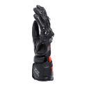 Guanti In Pelle Dainese Carbon 4 Lunghi Black/fluo-red/white
