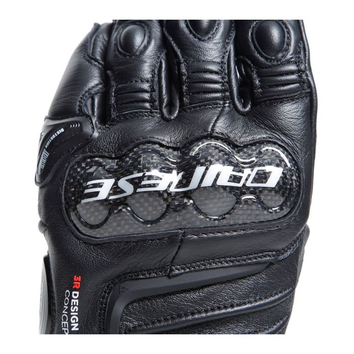 Guanti In Pelle Dainese Carbon 4 Lunghi Black/black/black