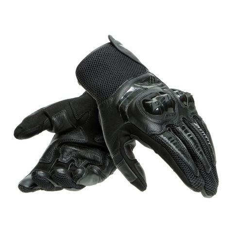 Unisex Leather Gloves Dainese Mig 3 Black/black