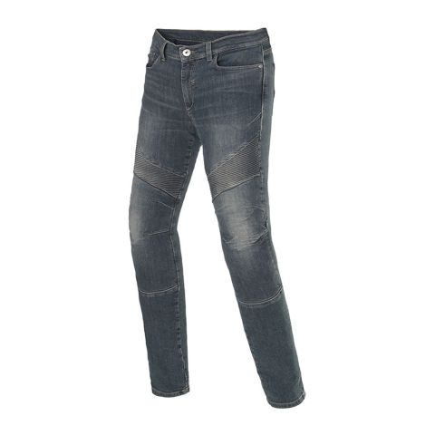 Jeans Denim-kevlar Clover Sys Pro 2 Blue Stoned Washed