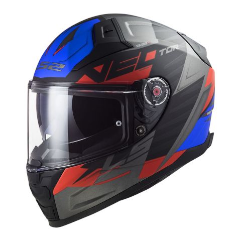 Casco Integrale Ls2 Ff811 Vector Ii Absolute Matt Black Red Blue
