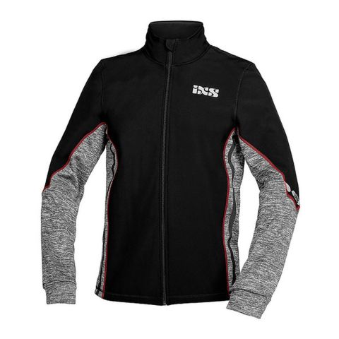 Giacchetto Funzionale Ixs Ice 1.0 Nero Grigio Rosso