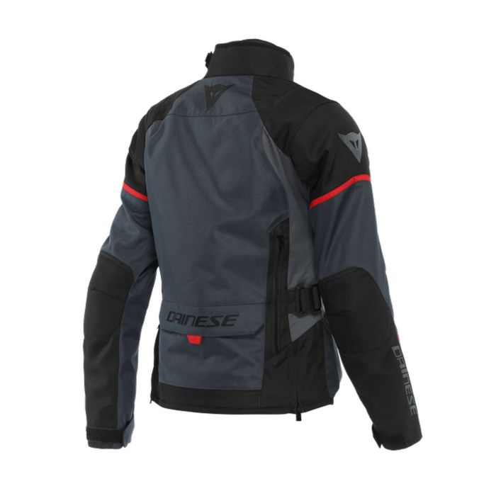 Giacca Touring Dainese Tempest 3 D-dry Lady Ebony/black/lava-red