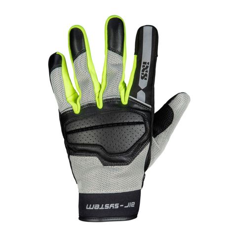 Classic Ixs Evo-air Glove Black Grey Fluo Yellow