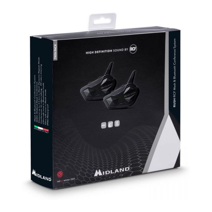 Interfono Midland Bt Rush Rcf Twin