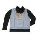 Felpa In Jeans Rusty Pistons Garret Nero