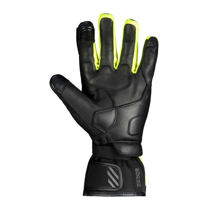 Guanti Touring Ixs Glasgow-st 2.0 Nero-giallo Fluo