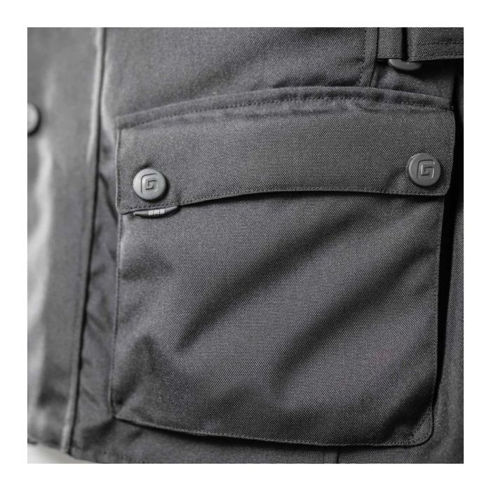 Giacca Moto Gms Con Protezioni Temper Nero