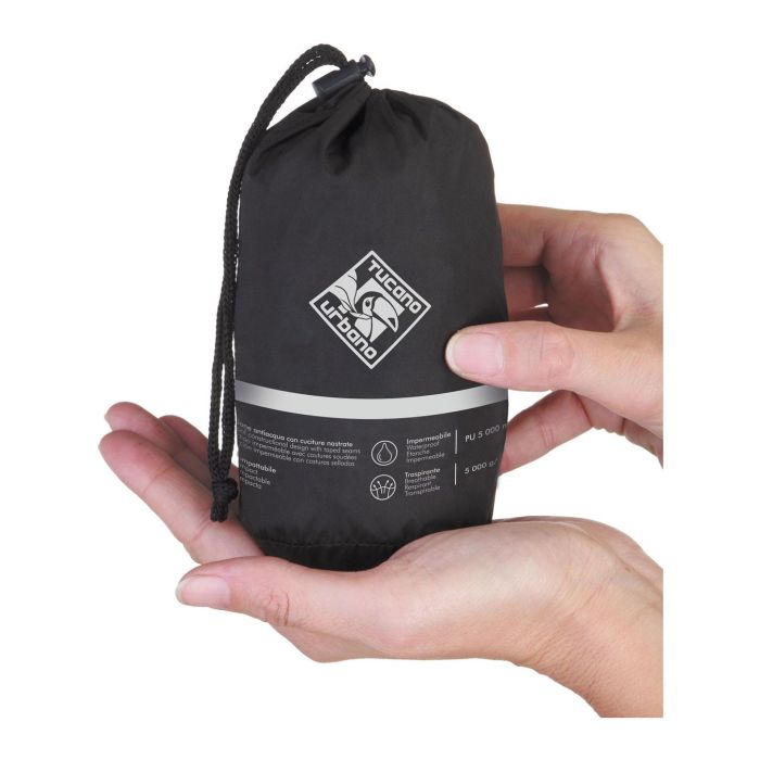 Tucanourbano Panta Nano Plus Pantalone Supercompatto Nero