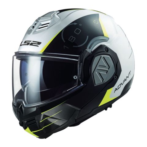 Casco Modulare Ls2 Ff906 Advant Codex White Black