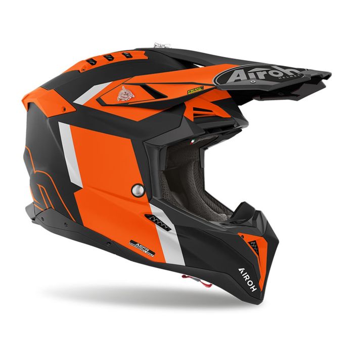 Casco Airoh Off Road Aviator 3 Glory Orange Matt