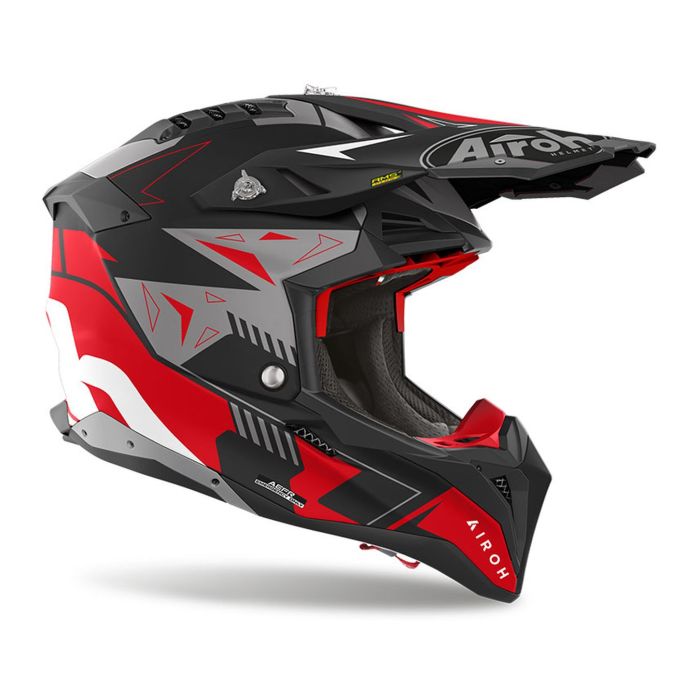 Casco Airoh Off Road Aviator 3 Spin Red Matt