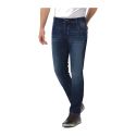 Jeans Moto Pmj New Rider Uomo Made In Italy Blue