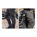 Pantalone Moto Pmj Santiago Uomo Made In Italy Grigio