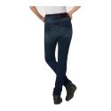 Jeans Moto Pmj Sara Vita Alta Made In Italy Blue