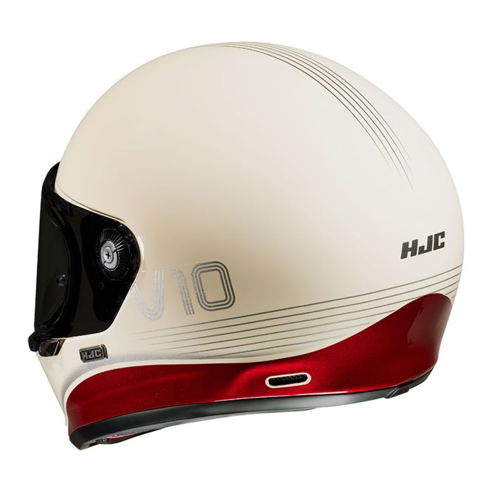 Casco Integrale Hjc V10 Tami Beige Rosso