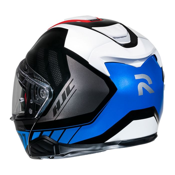 Casco Modulare Hjc Rpha 91 Rafino Nero Blu Rosso