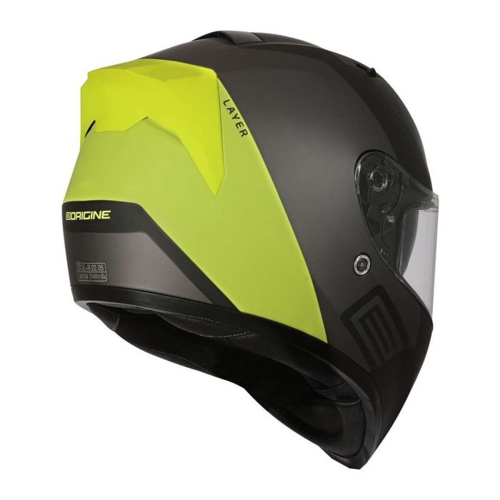 Casco Integrale Origine Strada Layer Yellow - Titanium -