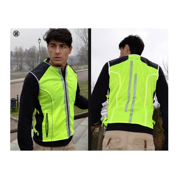 JO306074___________FOSy2.jpg| GILET TRAFORATO ALTA VISIBILITA' JOLLISPORT SPOT FOS