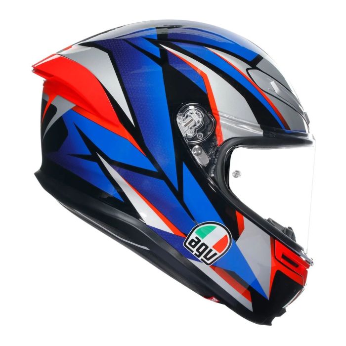 Casco Integrale Agv K6 S E06 Slashcut Black/blue/