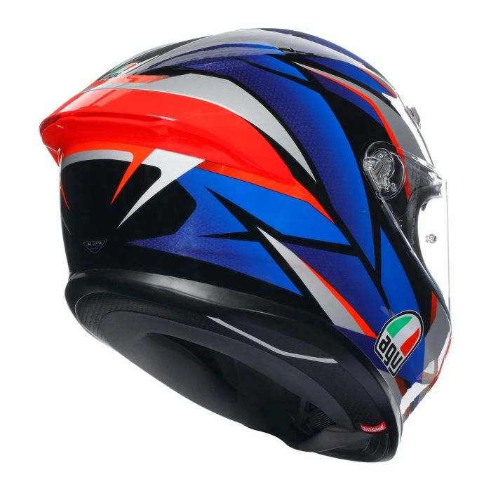 Casco Integrale Agv K6 S E06 Slashcut Black/blue/